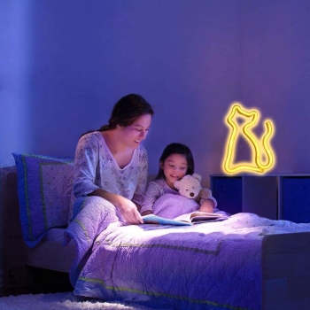 Światło neonowe w kształcie kota LED